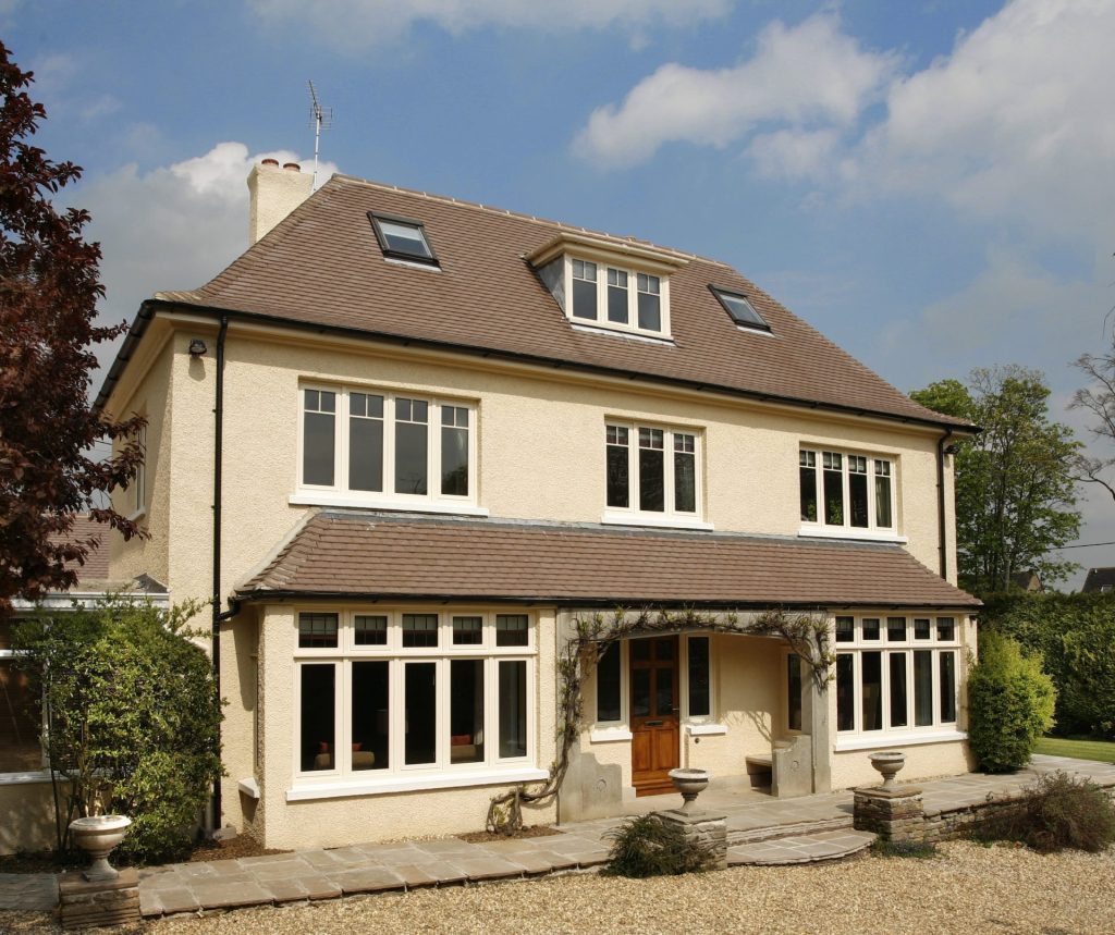 GRP Flat Roofs, Rubber Roofing, and Fibreglass Flat Roofs of a house in Worcestershire, UK