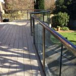 Home Improvements's curved straight royal chrome balustrad in Worcester, UK